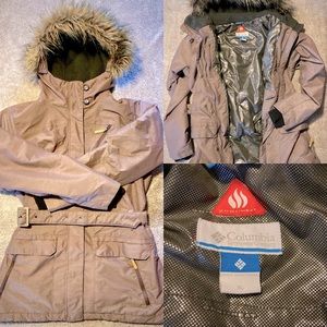 Beautiful Dusty Mauve Omni-Heat Columbia Winter Coat • Ladies’ XL